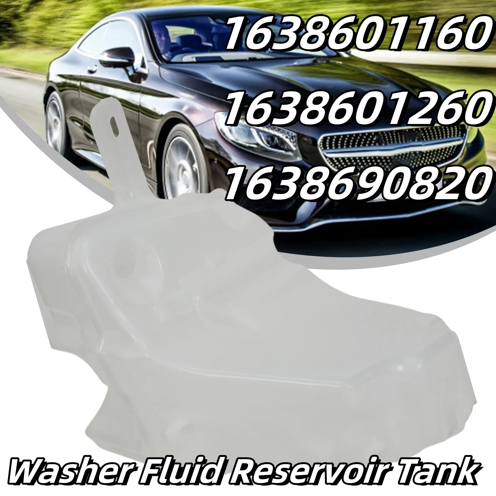

Brand New Replacement Windshield Washer Fluid Reservoir For Mercedes For Benz 98 05 ML320 ML430 ML55 Restore Cooling Function!