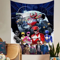 Movie P-Power R-Rangers Printed Large Wall Tapestry Wall Hanging Decoration Household Decor Blanket