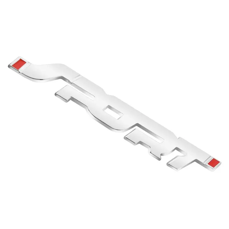 

Эмблема A30F-SPORT, значок на багажник автомобиля, 3D-наклейка, металлическая наклейка, аксессуар, серебристый цвет