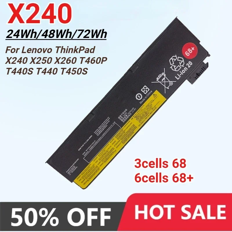 

Аккумулятор для ноутбука X240 для Lenovo ThinkPad X240 T440S T440 X250 T450S X260 S440 S540 L450 L470 45N1130 45N1131 45N1126 45N1127