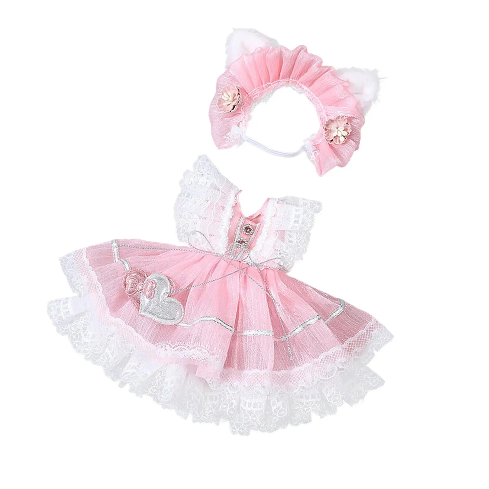 

Doll Clothes Dress Costumes Outfits Collections Handmade for 12 inch Baby Doll Casual Wear Birthday Gift Party Daily Clothing