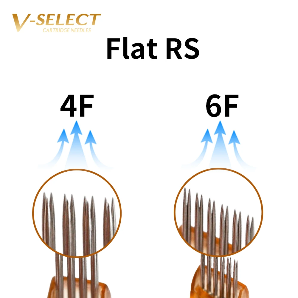 

EZ tattoo V-Select cartridge needles Flat RS Tattoo Needles Samples for Cartridge Tattoo Machine Grips 20Pcs/Box