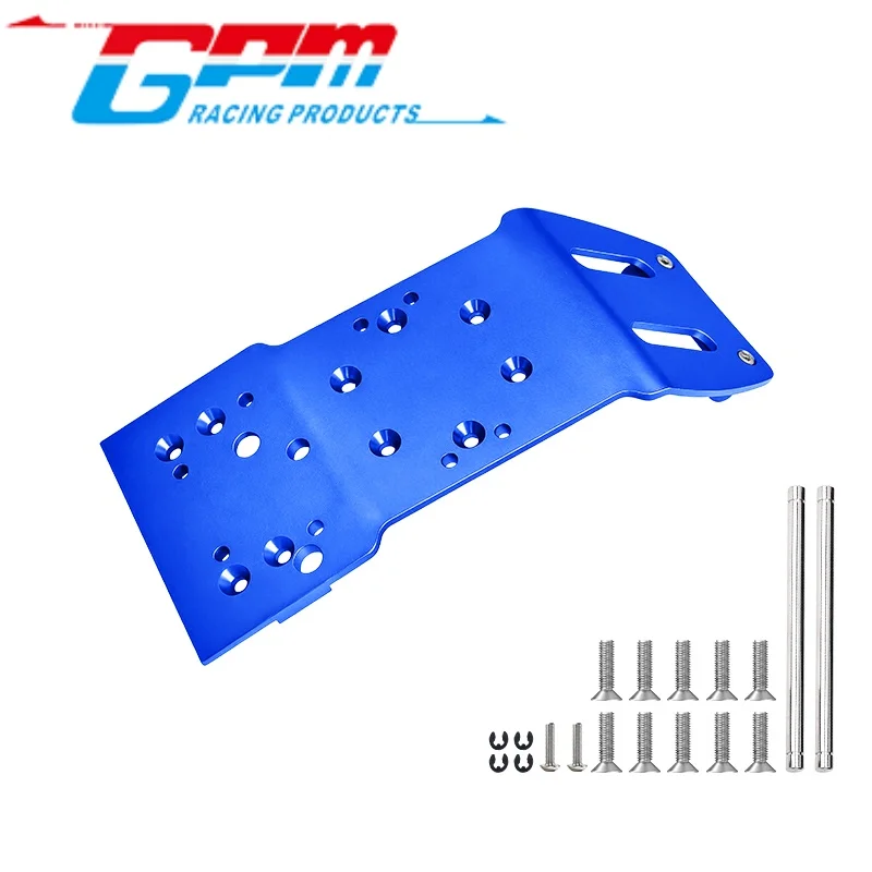 GPM SAV1331F Alloy Front Skid Plate With Screws & Pins & Alloy Collars For HPI Savage RC Upgrade