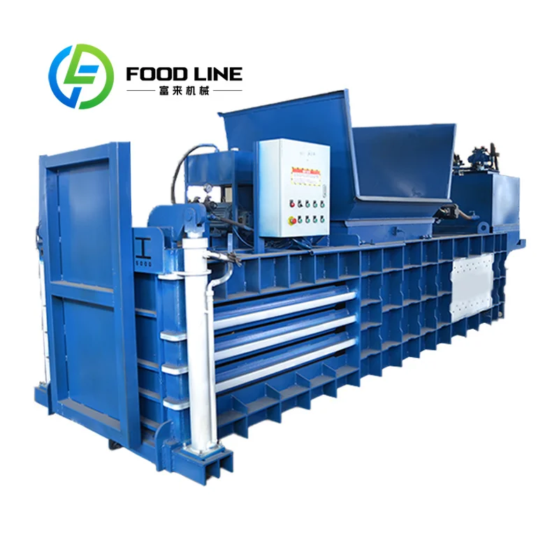 Horizontal Hydraulic Baler Simple Maintenance Waste Baling Equipment Suitable For Small And Medium Recycling Enterprises