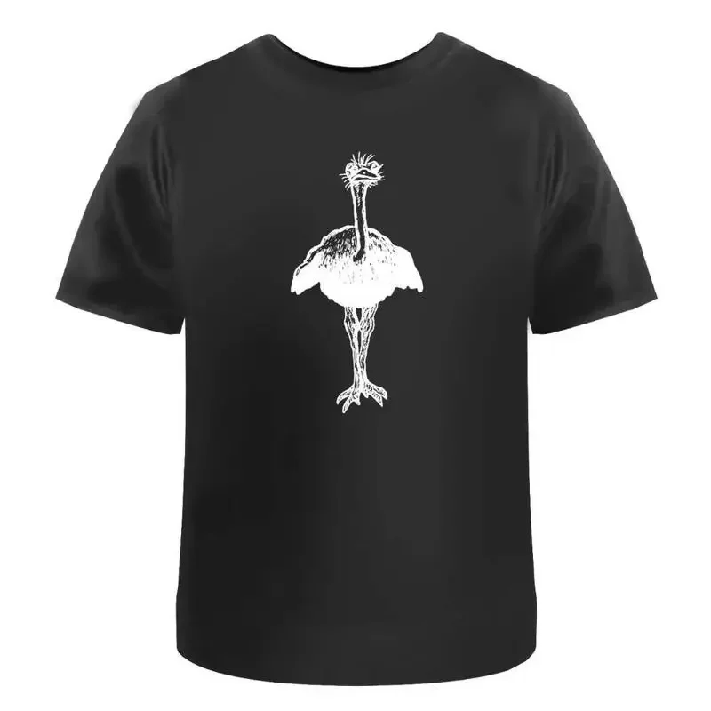 Ostrich Chick' Cotton T Shirt Ta034761