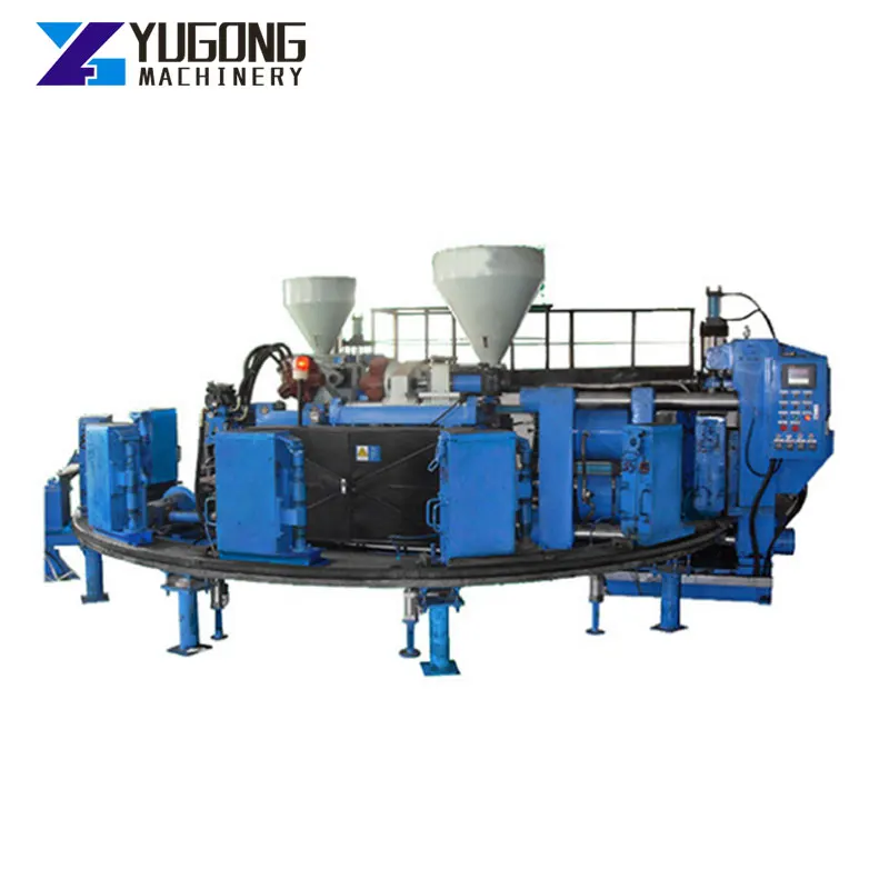 YUGONG Automatic Plastic Pvc Shoes Injection Moulding Machine Pvc Shoe Making Machine Pvc Shoes Production Line Machine