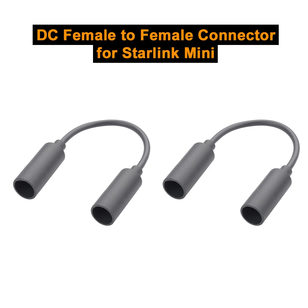 Złącze DC żeńskie-żeńskie do Starlink Mini, wodoodporny przedłużacz kablowy 18AWG DC 5521 do akcesoriów Starlink Mini — zdjęcie produktu 2
