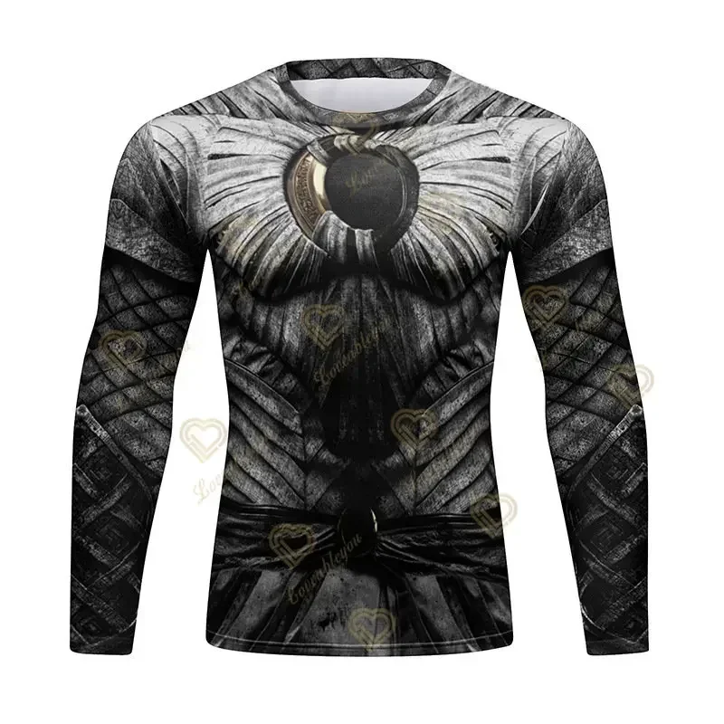 Superhero Spiderman Compression Shirts Men Sport Long Sleeve T-shirt Sportswear Rashgard Jersey Gym Fitness T Shirt Men T Shirt