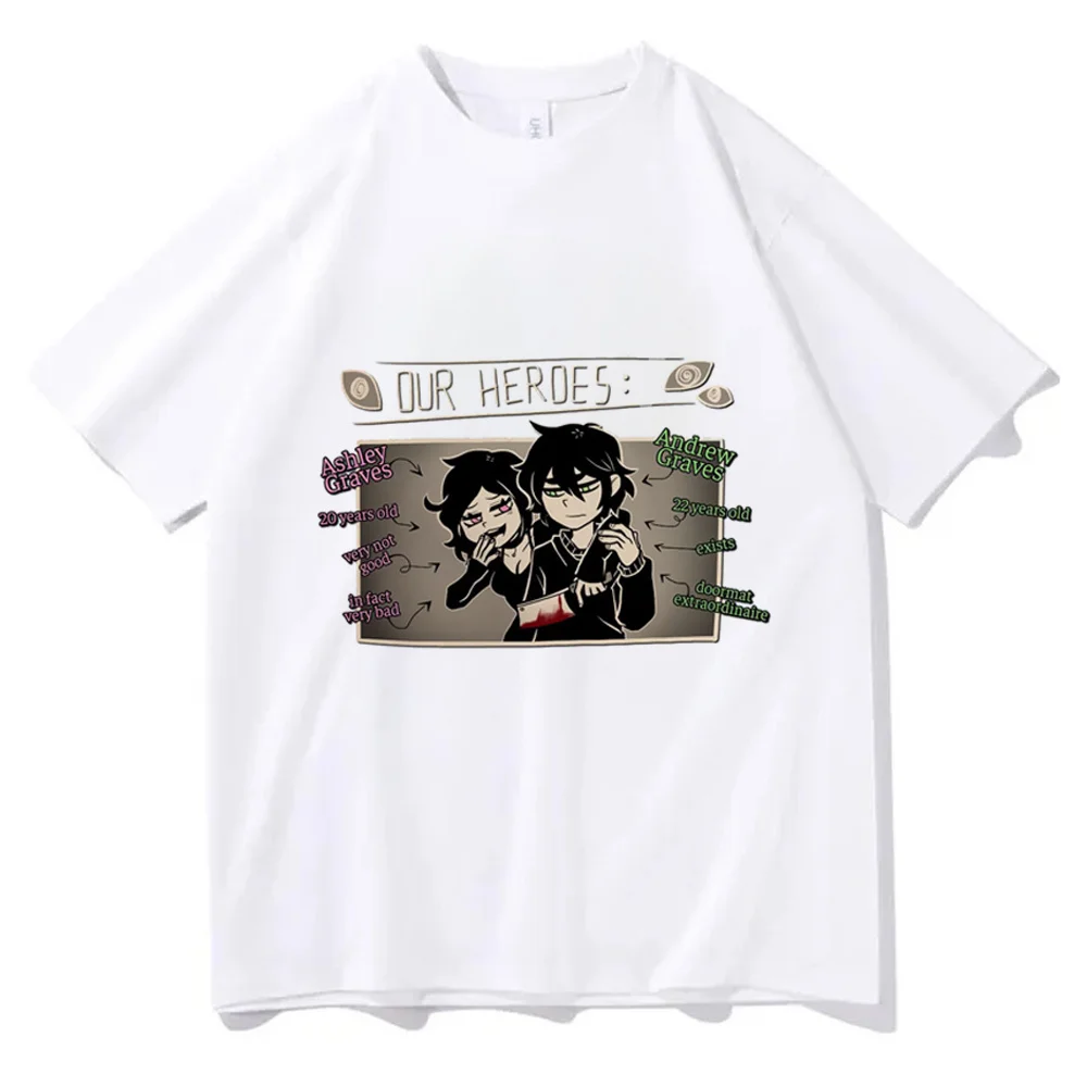 The Coffin of Andy and Leyley Game Grafik-T-Shirt Andrew Ashley Print Herren Damen Casual Kurzarm Unisex Streetwear T-Shirts Tops – Detail 5