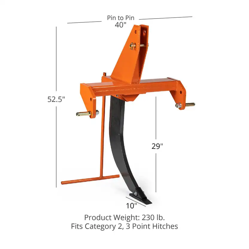 New Design Tractor 3 Point Mounted Brand New 1m Shank Deep Subsoilers Soil Ripper With 600mm Working Depth