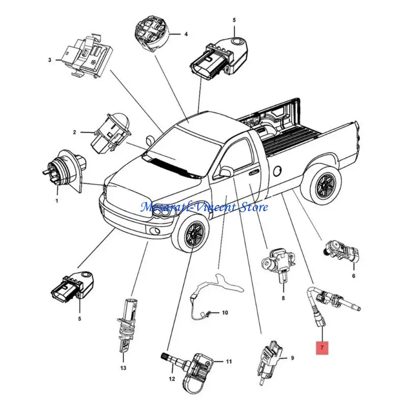 A70F Efficient Pressure Seamless Integration 68210332AA for Automotive
