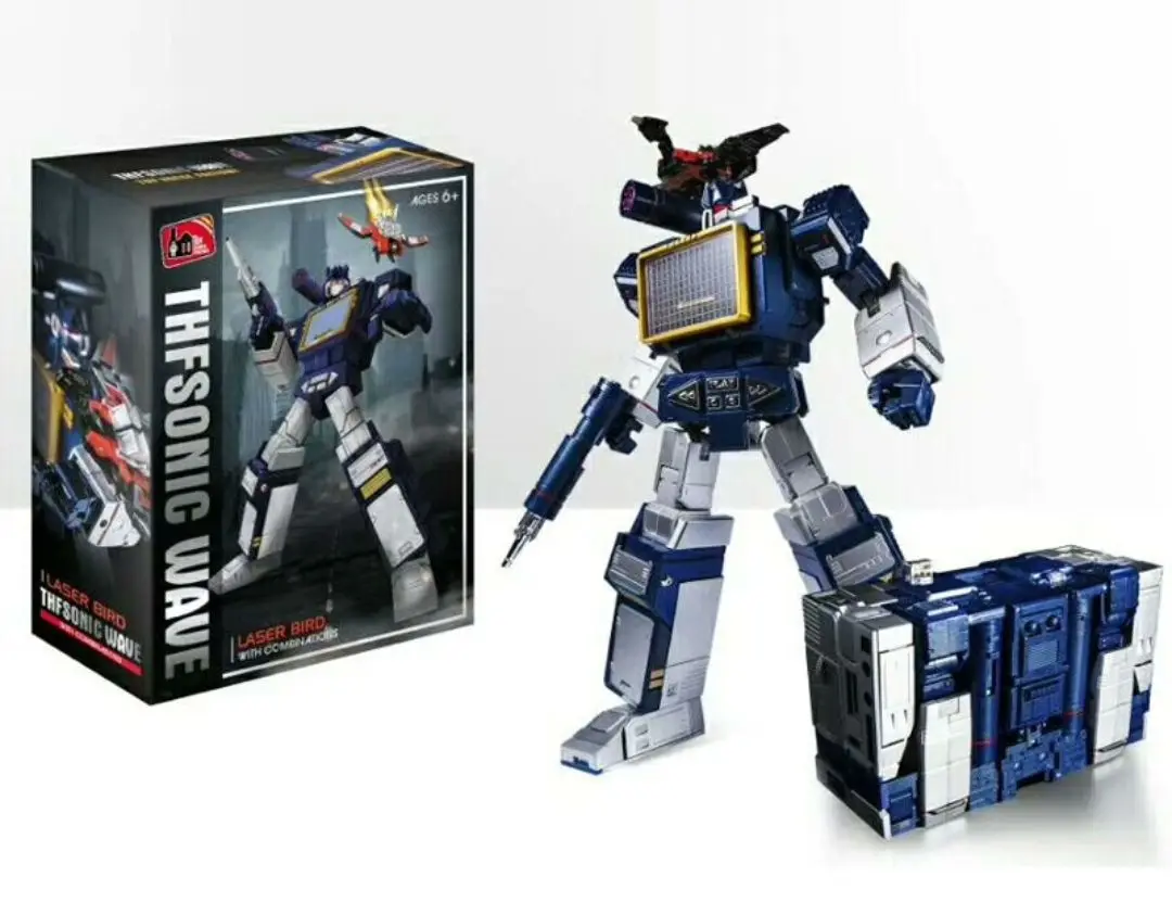 G1 Transformatie THF THF-01J Soundwave THF Tape Corps THF01J THF01-J One Tape Walkman Meesterwerk KO MP13 Action Figure Robot