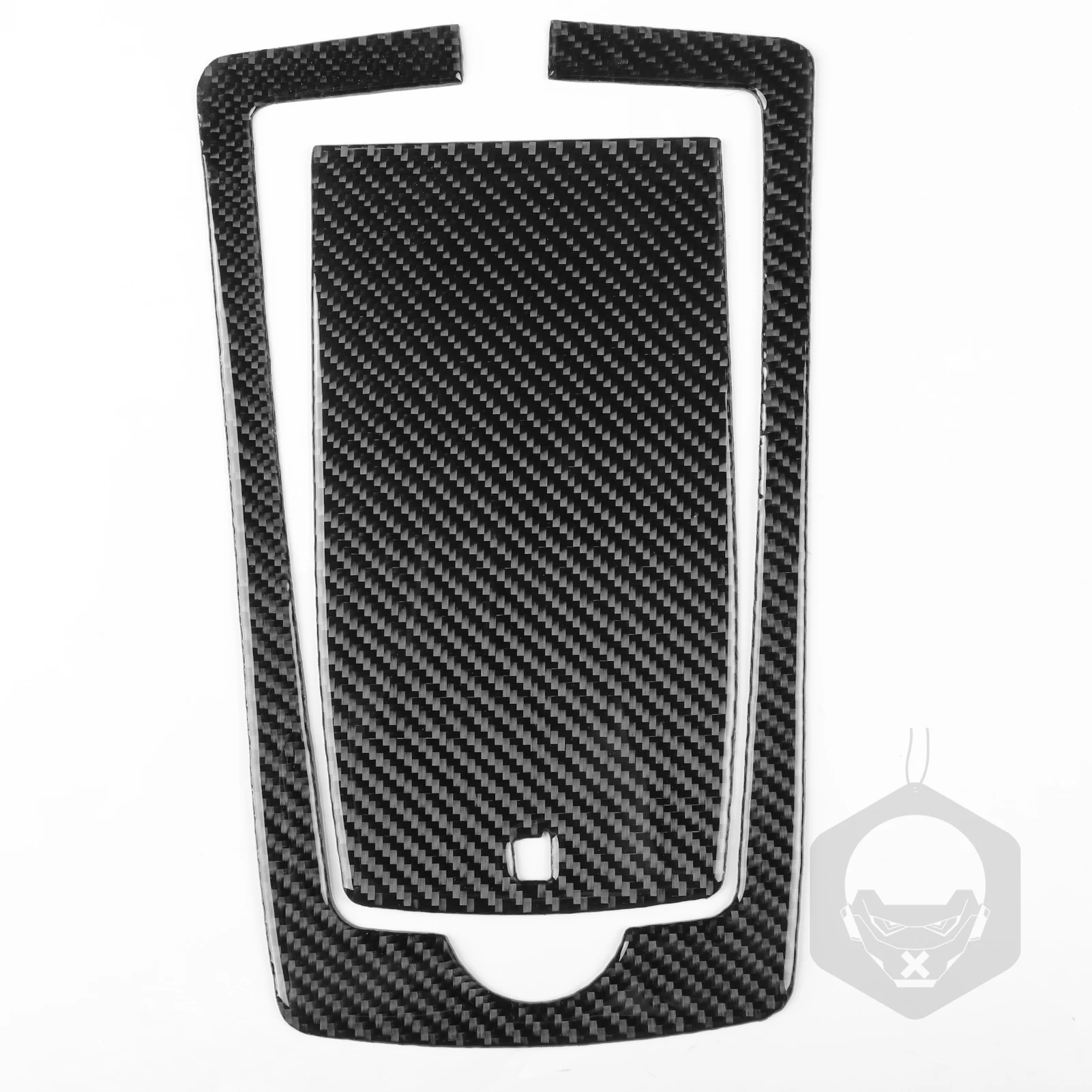 

Для Hummer H3 2006-2010: Комплект декоративных накладок из карбона для заднего подстаканника и отсека для хранения, аксессуары для интерьера, наклейки