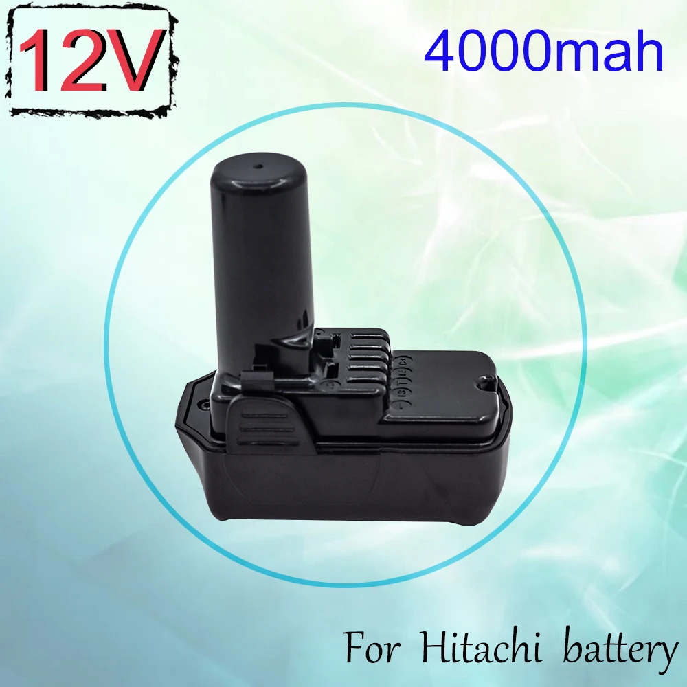 4.0Ah 4000mah12V Li-ion Rechargeable Battery for 10.8V Hitachi cordless Electric drill screwdriver DB10DL FCR10DL WH10DC BCL1015