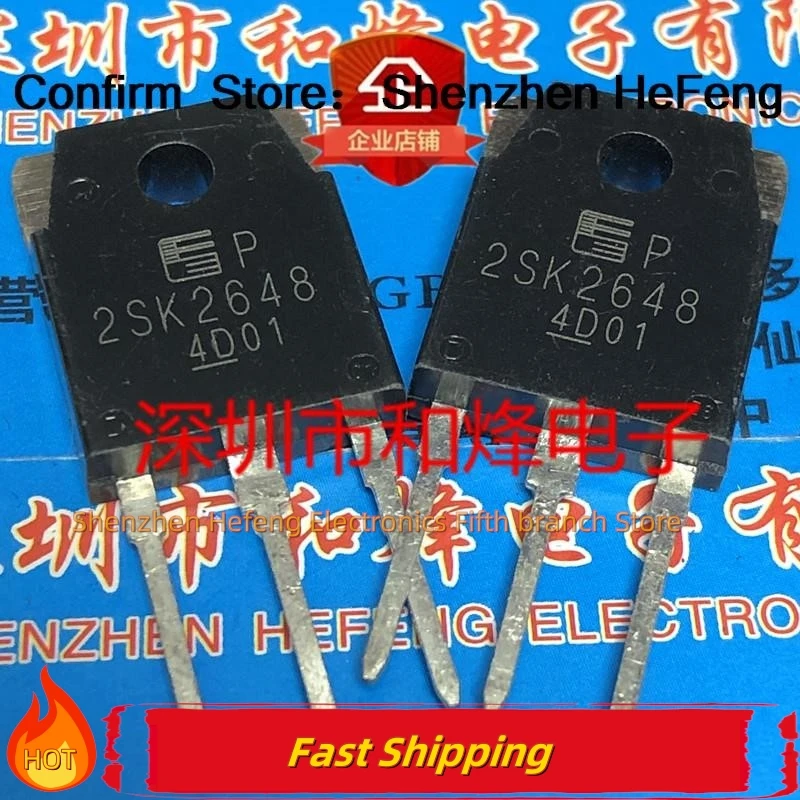 

10PCS/LOT 2SK2648 K2648 TO-3P 800V 9A Transistors Quality Can Be Purchased