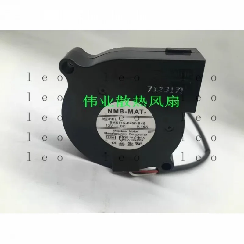 GG  for  NMB BM5115-04W-B49 DC12V 0.16A 5CM 5015 3-pin Turbo Blower