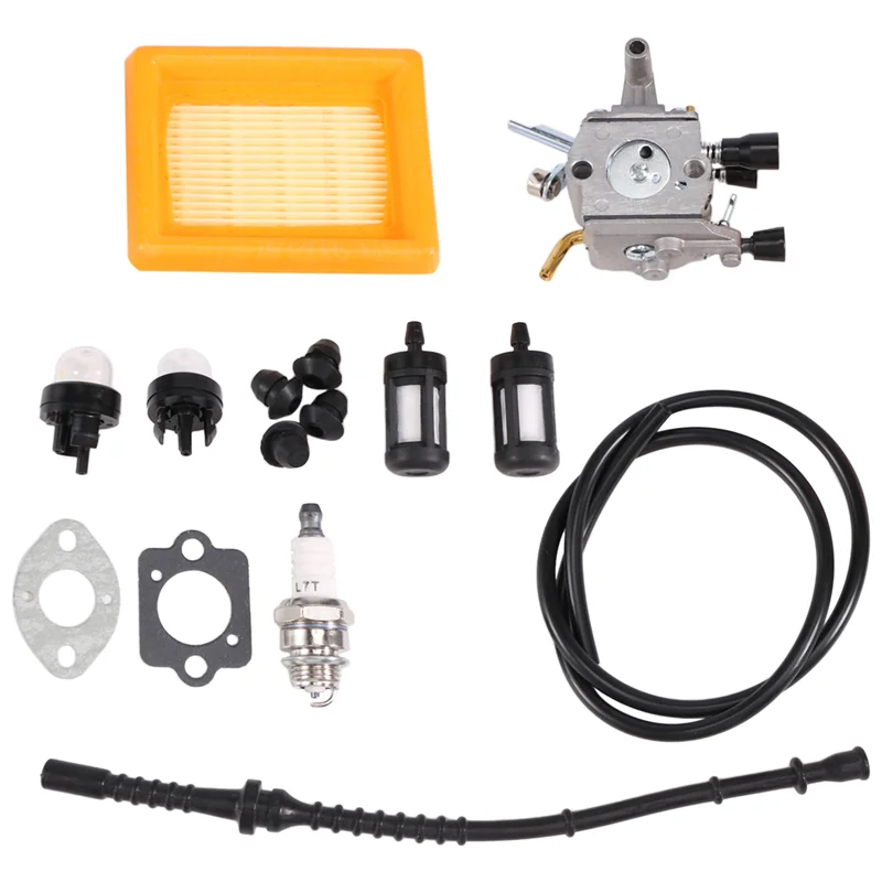 Carburetor Air Filter Kit For Stihl FS120 FS200 FS250 FS300 FS350 FR350 FR450 FR480 Replace 4134 120 0653 4134 120 0603-Y79A - view 3