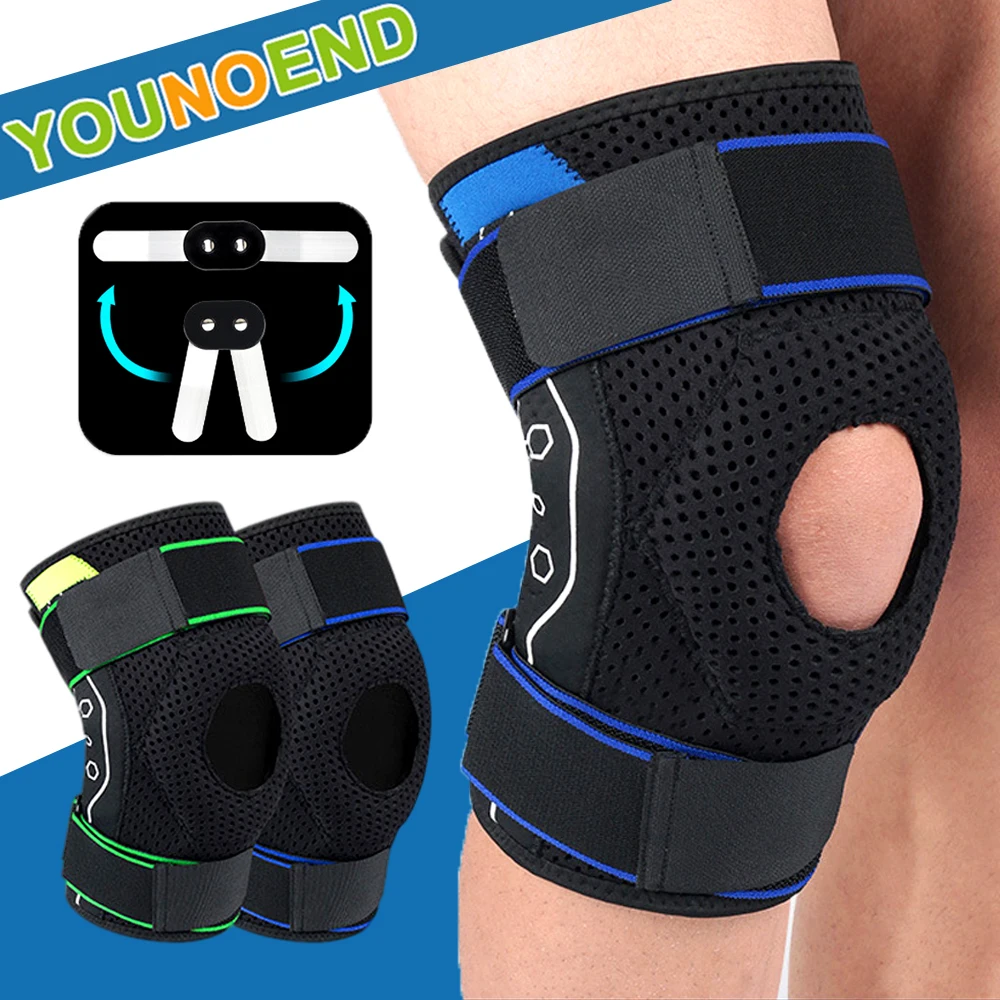 

Sports Hinged Knee Support Brace with Side Stabilizer & EVA Pads for Knee Pain Running,Meniscus Tear,Arthritis,Joint Pain Relief