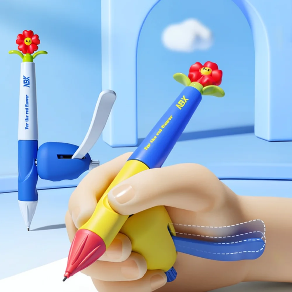Writing Posture Correction Mechanical Pencil Anti Hook Wrist Grip Tool Ergonomic Design For Student Stationery Supplies