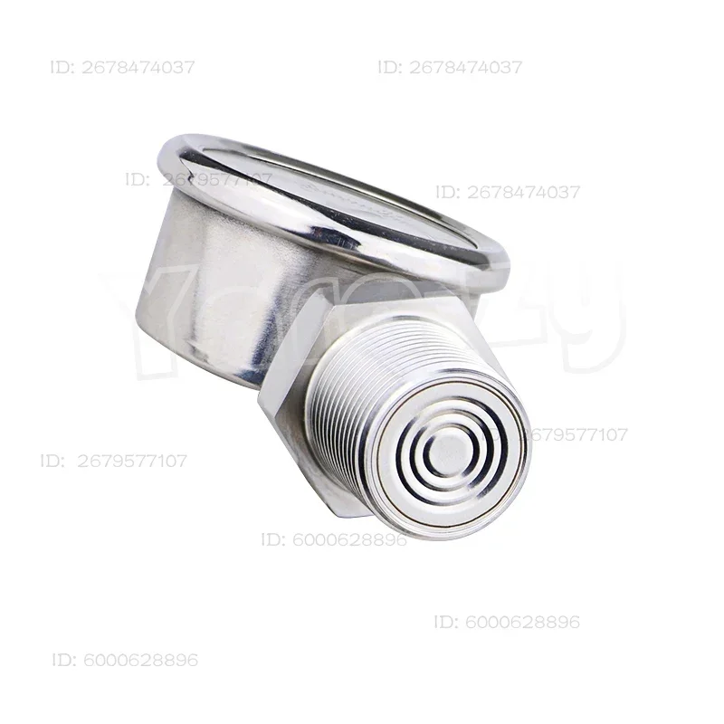 Pressure Gauge-SS304 Stainless Steel Membrane Gauge Manometer 3/4in. NPT Male Threaded Daiphragm