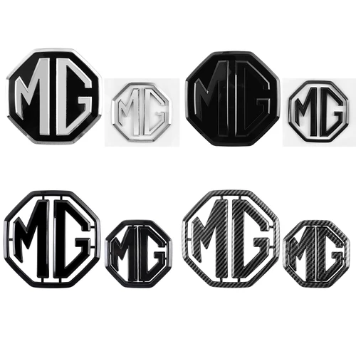 Imagen 2 del producto Pegatinas con emblema de logotipo trasero delantero de coche, accesorios adhesivos para volante para MG MG5 ZS Cyberster EV ES5 HS ONE GT GS EZS