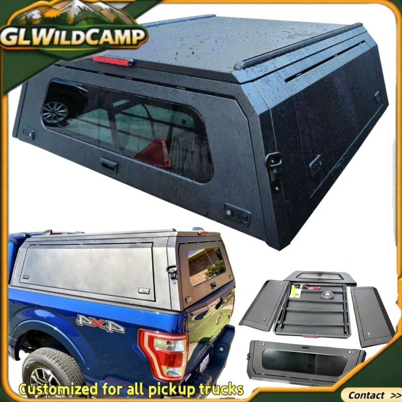 For 2019 2020 2021 2022 Ford Ranger T6 Limited Extra Cab Bed Cap Steel&Aluminum Camper Hardtop Topper Truck Canopy