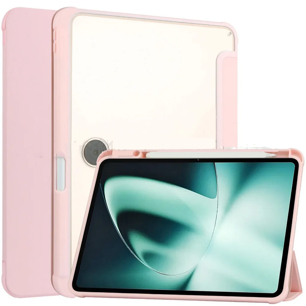 Transparent Acrylic Leather Case For Honor Pad 9 12.1 2023 MagicPad 13 inch Pad 8 12 X9 X8 Pro 11.5 X8 Lite 10.1 With Pen Slot