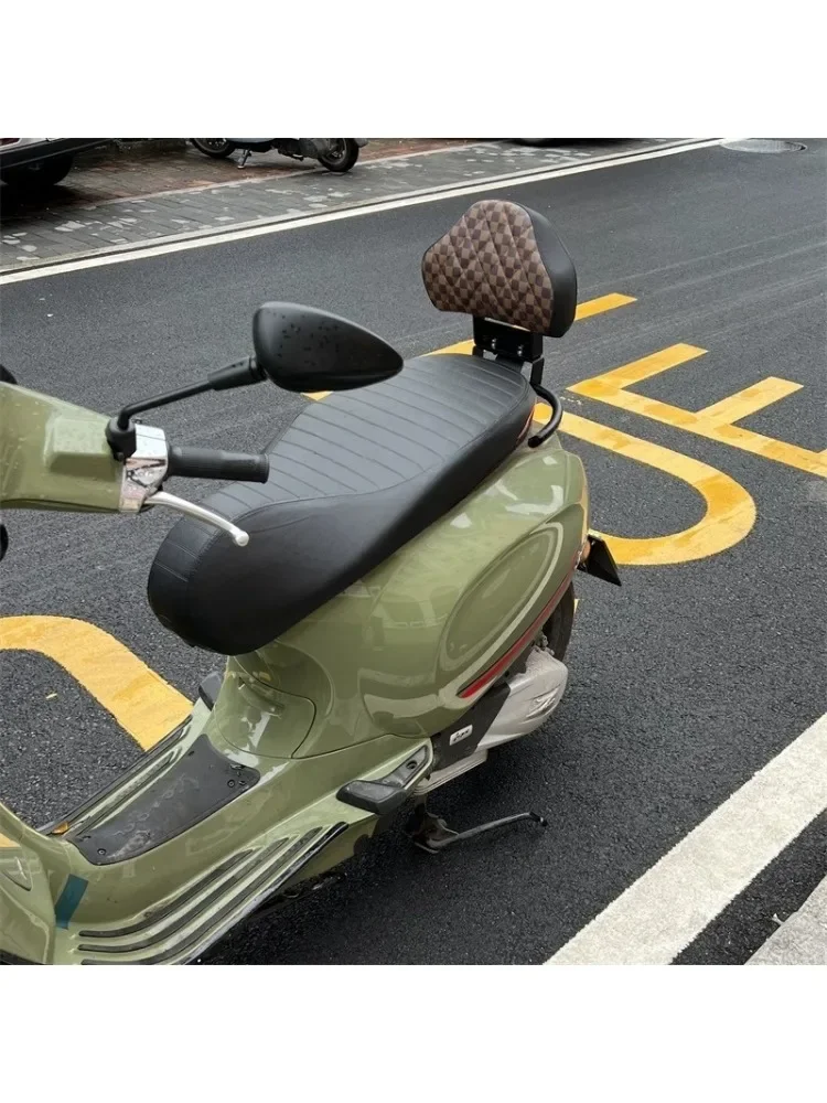 Motorfiets Achterrugleuning Passagiersveiligheidsrugleuning Rugleuning Rugzak Voor Vespa Primavera Sprint S 150/125 GTV GTS 300/250 - afbeelding 2