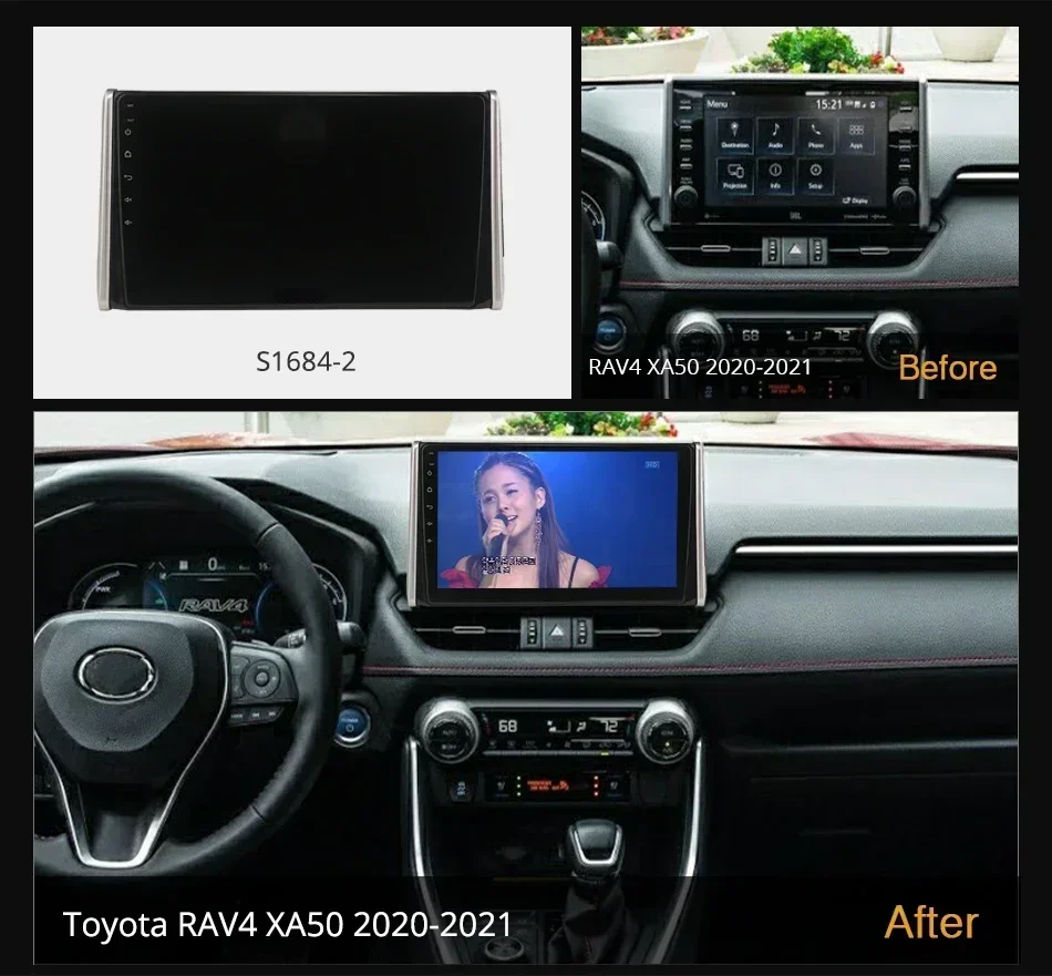 Ownice K6+ 2K for Toyota RAV4 5 XA50 2018 - 2023 Car Radio Multimedia Video Player Navigation Stereo GPS Android 12 No 2din Dvd