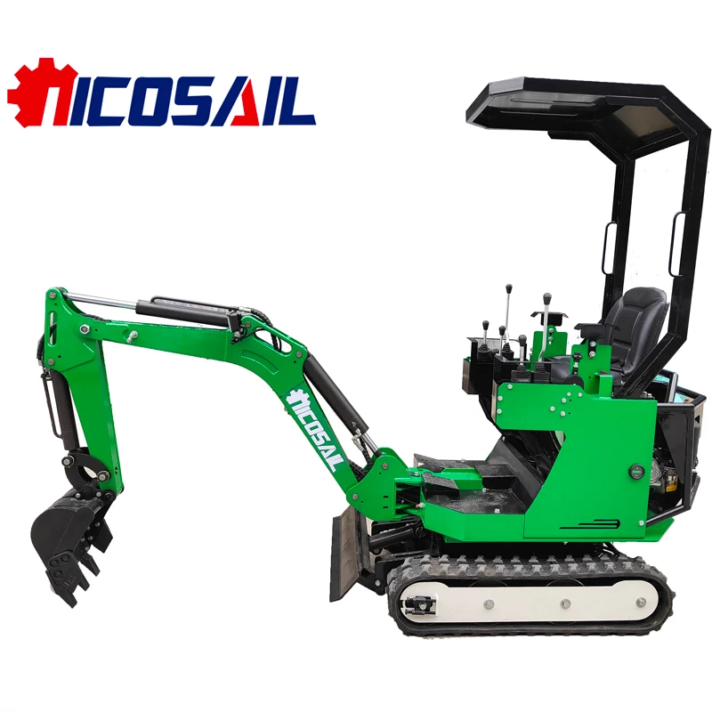 EPA Engine Mini Excavators 1Ton Small New Crawler Excavator Hydraulic Digger bagger Fast Delivery customized Mini excavator