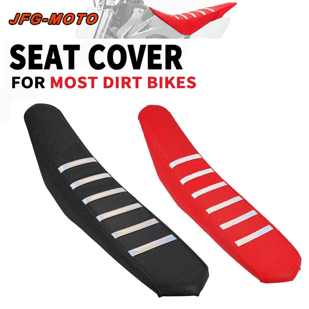 Universal Motorcycle Accessories Holographic Version PVC Seat Cushion Cover Protector For KTM Kawasaki Yamaha Surron Dirt E-Bike