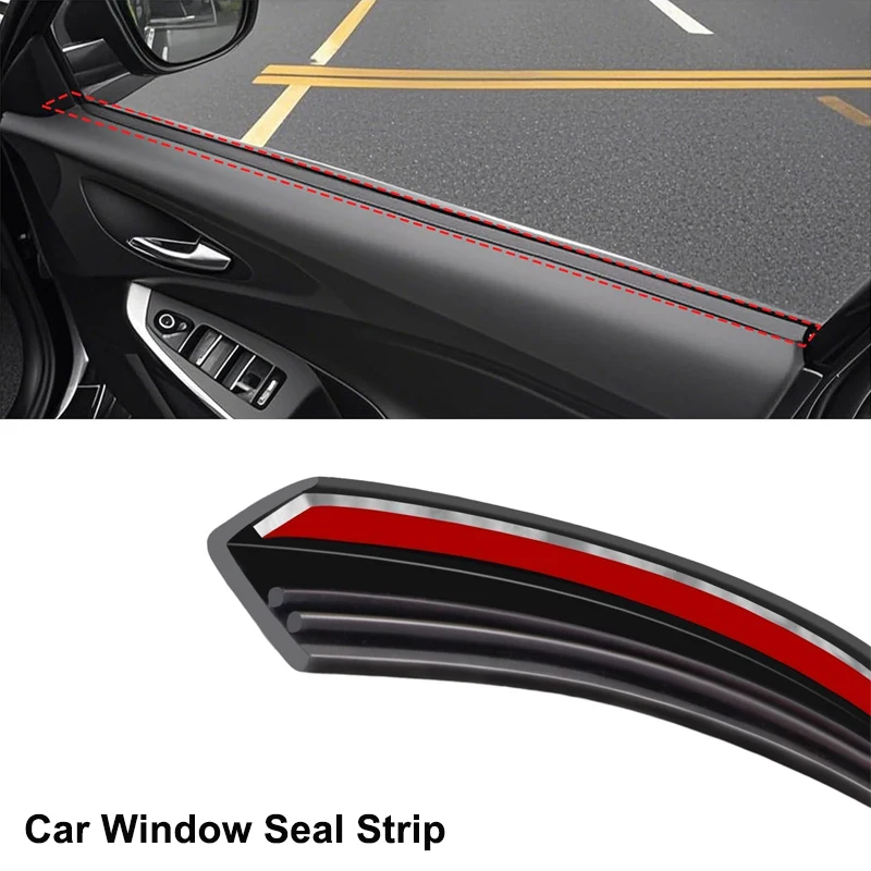 

Уплотнительная лента для бокового окна автомобиля, универсальная 7-образная резиновая уплотнительная лента, уплотнительная лента для переднего и заднего окна автомобиля, кромка, молдинг, уплотнитель