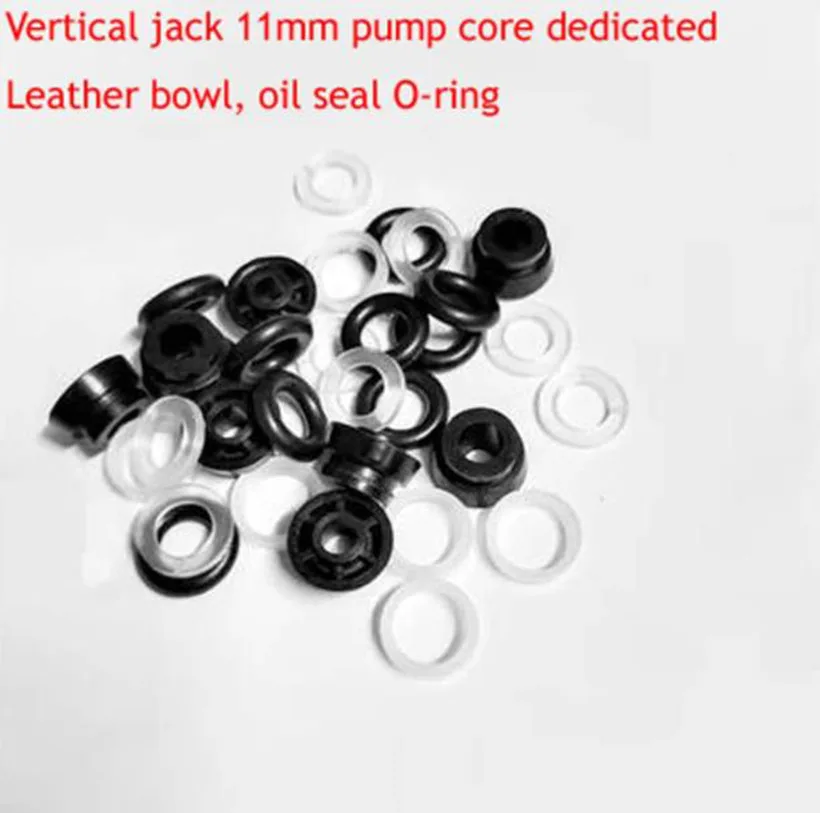 5 Sets Of Vertical Jack 11mm Pump Core Dedicated Leather Bowl Oil seal O-ring NEW