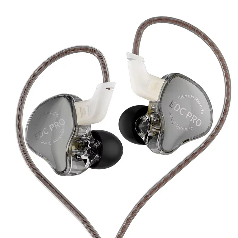 Hot KZ EDC Pro Single-Action Hifi In-Ear Bedrade Hoofdtelefoon Hoge Kwaliteit Fever-Level Entry Muziek Game Hoofdtelefoon Cadeau