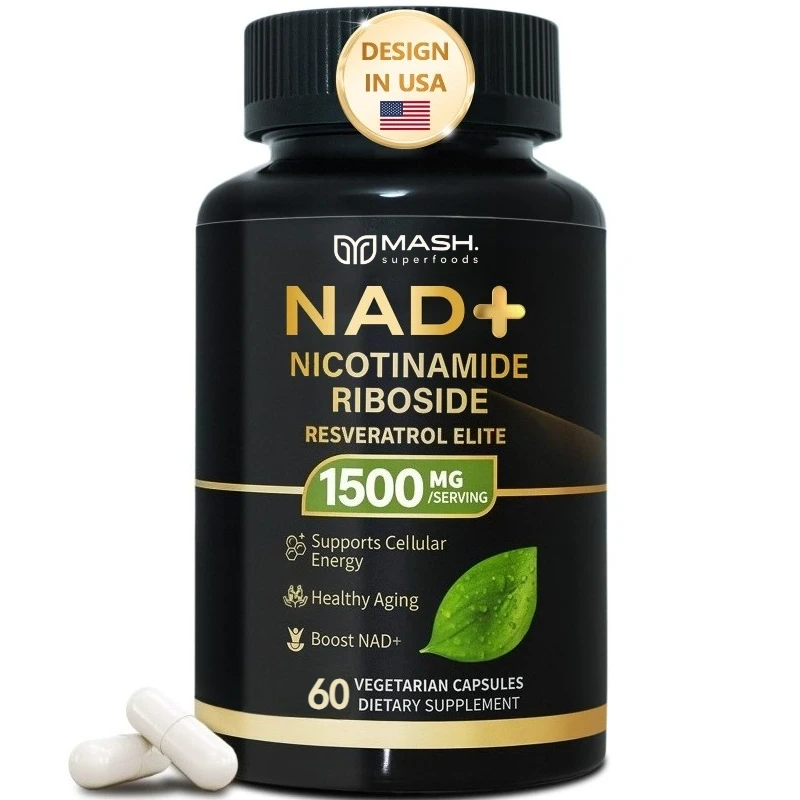 

NAD Supplement,1000 Milligrams of Resveratrol Containing Supplement,Nad Plus Promotingsupplement Supportingcell Health120capsule