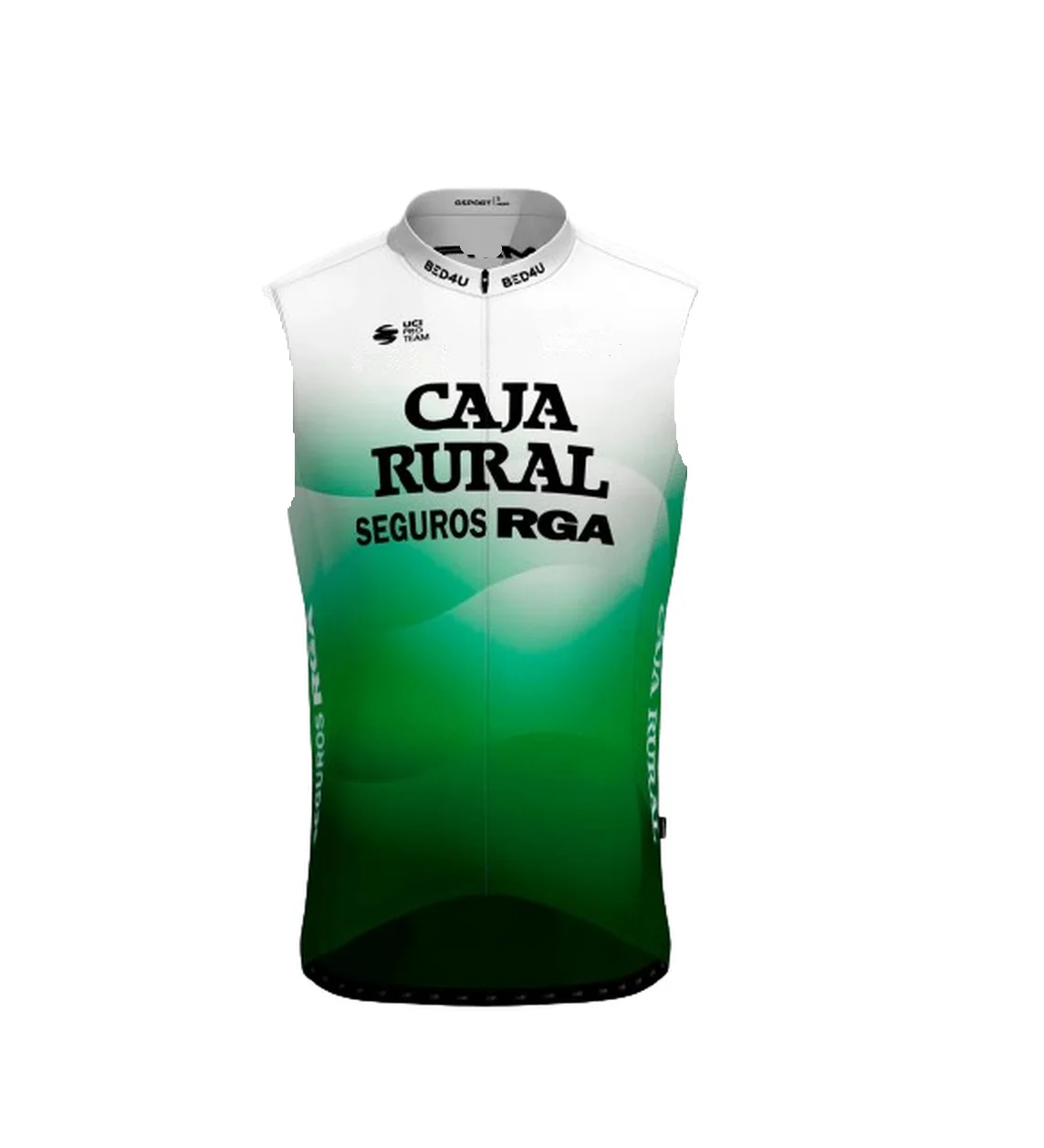 Windproof 2024 Caja Rural - Seguros RGA Team Sleeveless Cycling Jacket Vest Gilet Mtb Clothing Bicycle Maillot Ciclismo