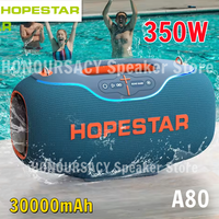 Hopestar A80 Outdoor Portable Subwoofer Mobile Charging 350W Bluetooth Speaker with RGB Colorful Light Wireless Party Soundbox