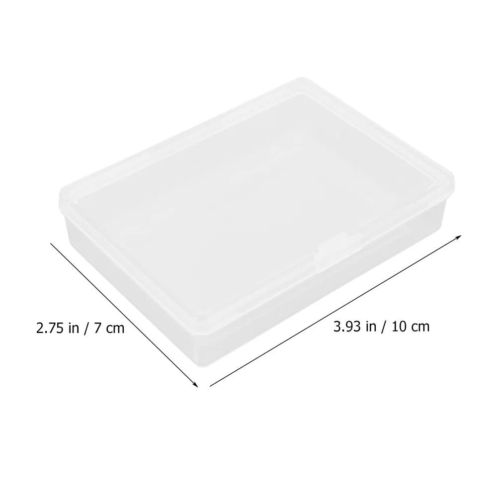 8 Pcs Storage Box Clear Playing Boxes Cards Empty Poker Container Case Plastic Cases Candy