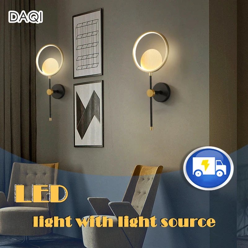 

Wrought iron LED wall lamp hotel home decoration wall lamp villa aisle lighting living room lamp bedroom lamp staircase lamp