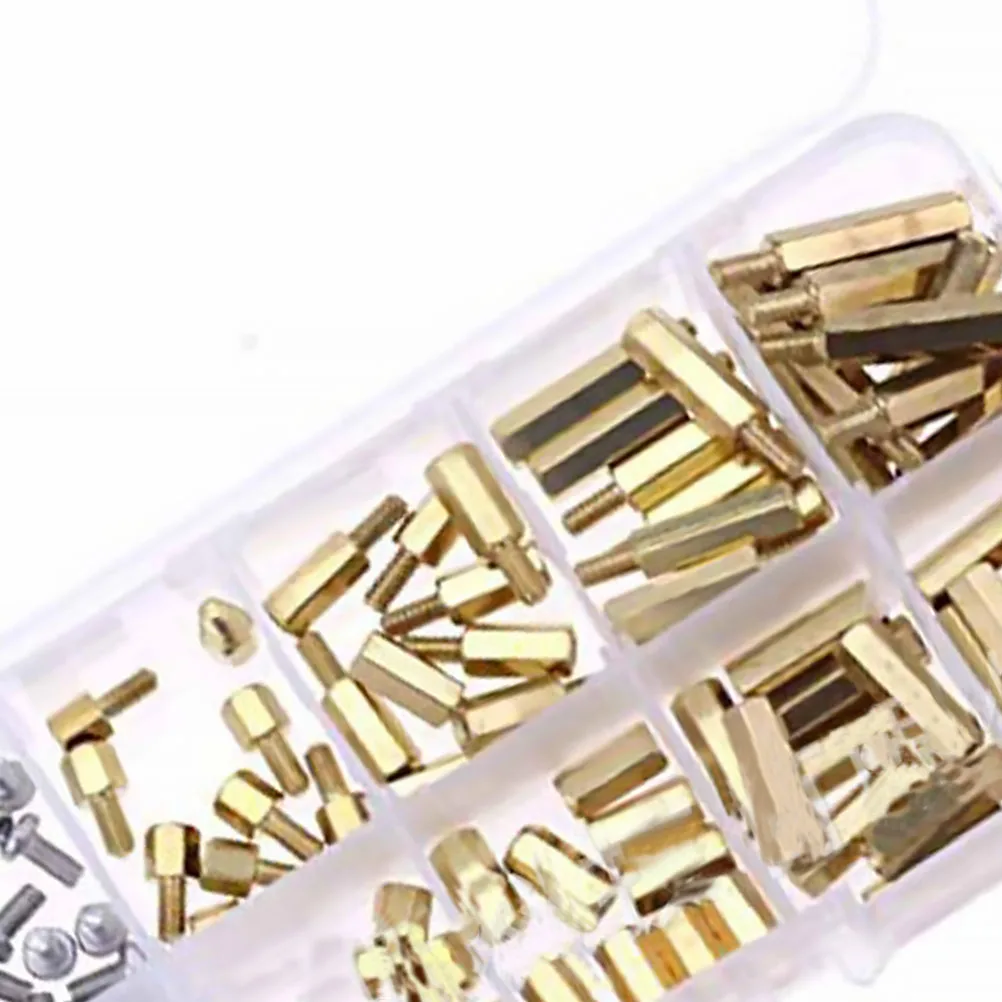 

120 шт. медная колонна, комбинированная прокладка для столба, латунный шестигранный опорный кронштейн, стойка