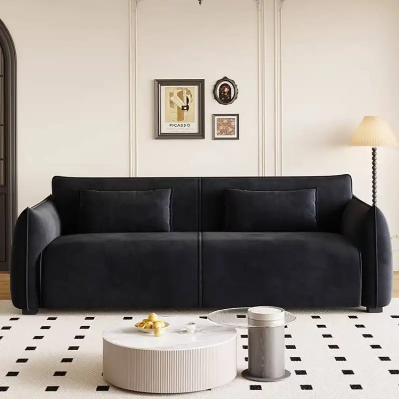 Comfortable Lounge Lazy Sofa Minimalist Nordic Modern Floor Living Room Sofas Sectional Accent Muebles Para Hogar Furniture