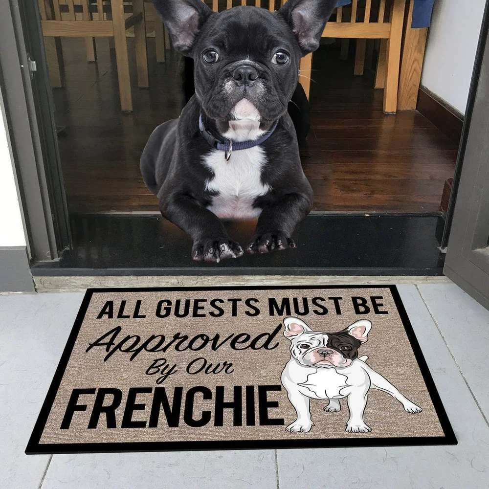 CLOOCL All Guests Must Be Approved By Our Beagles Doormat 3D Print Pet Dog Doormat Non Slip Floor Mat Decor Porch Drop Shipping