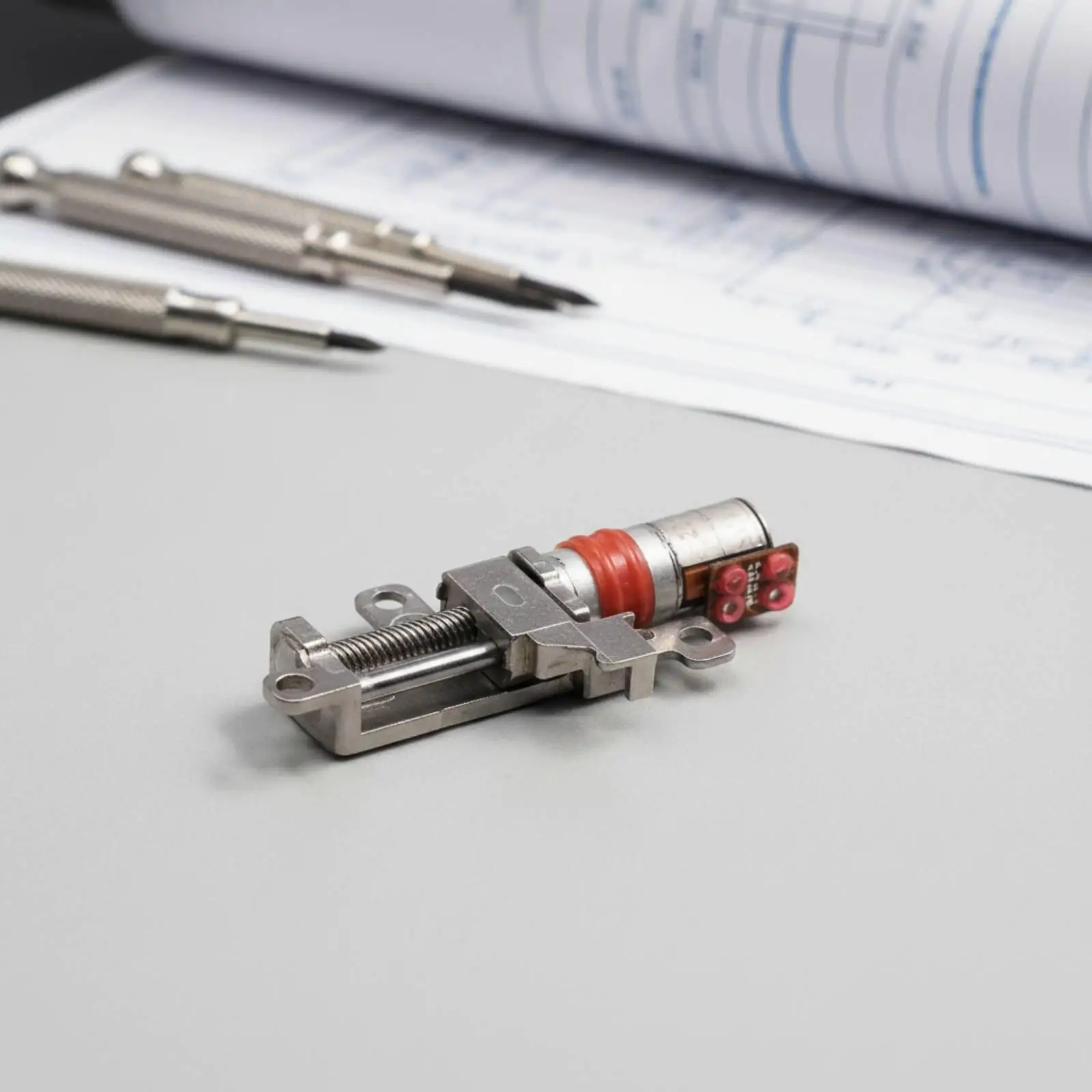 Small Linear Actuator Motorized Slide Guide for Controlled Travel in Tight Enclosure Mechanisms