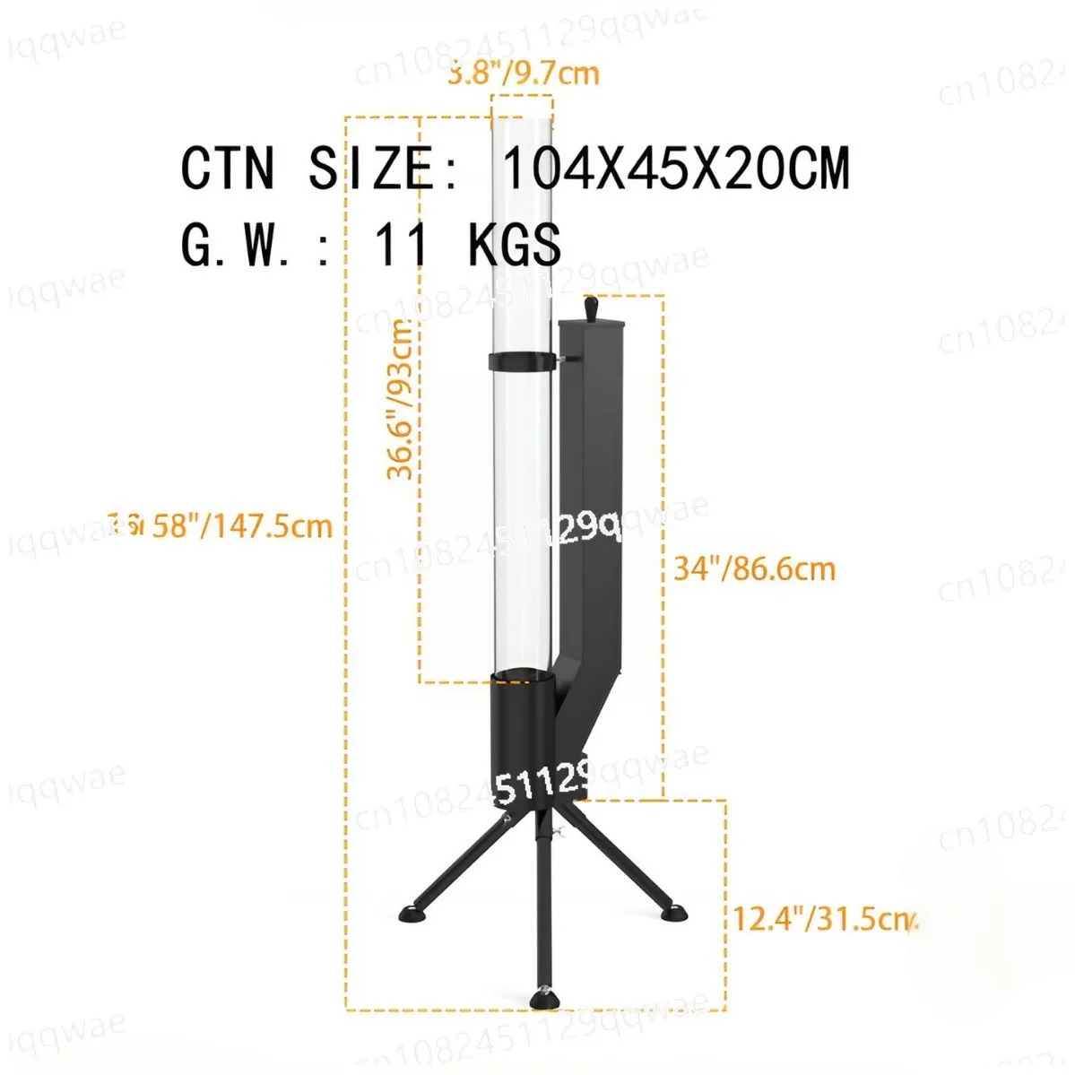 

Vertical wood burning furnace patio heating furnace outdoor camping