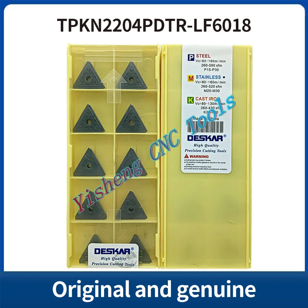 

DESKAR 100% оригинал TPKN1603PDTR TPKN2204PDTR LF6018 твердосплавная вставка со сменной резьбой