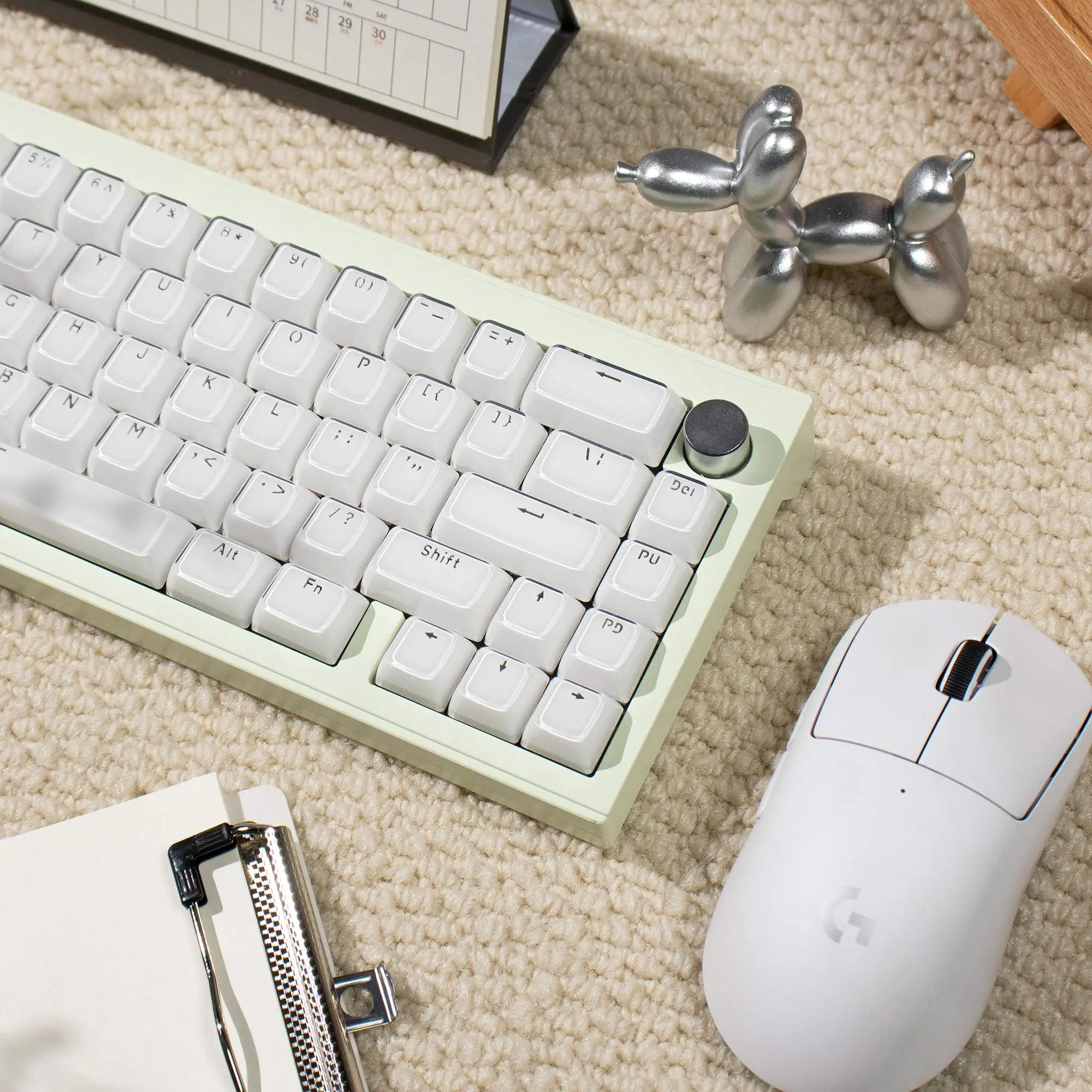 113 مفتاحًا من أغطية مفاتيح كريستالية جيلي بيضاء لقطة مزدوجة أغطية مفاتيح MDA أغطية مفاتيح علوية محفورة تتألق من خلال لوحة المفاتيح الميكانيكية mx