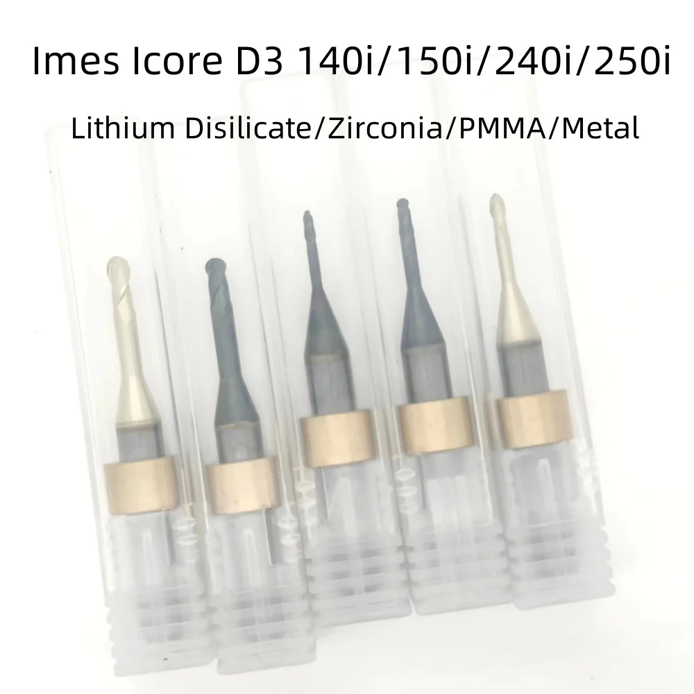 Imes Icore 140i/150i/240i/250i стоматологические фрезерные боры D3 для дисиликатного циркония ПММА алмазные шлифовальные сверла инструмент