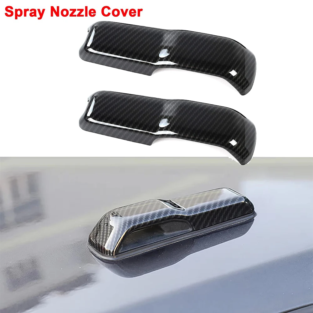 Car Hood Spray Nozzle Trim Cover Trim for Jeep Wrangler JL 2018 2019 Gladiator JT Sports Rubicon Sahara 2020 2021 2022 2023
