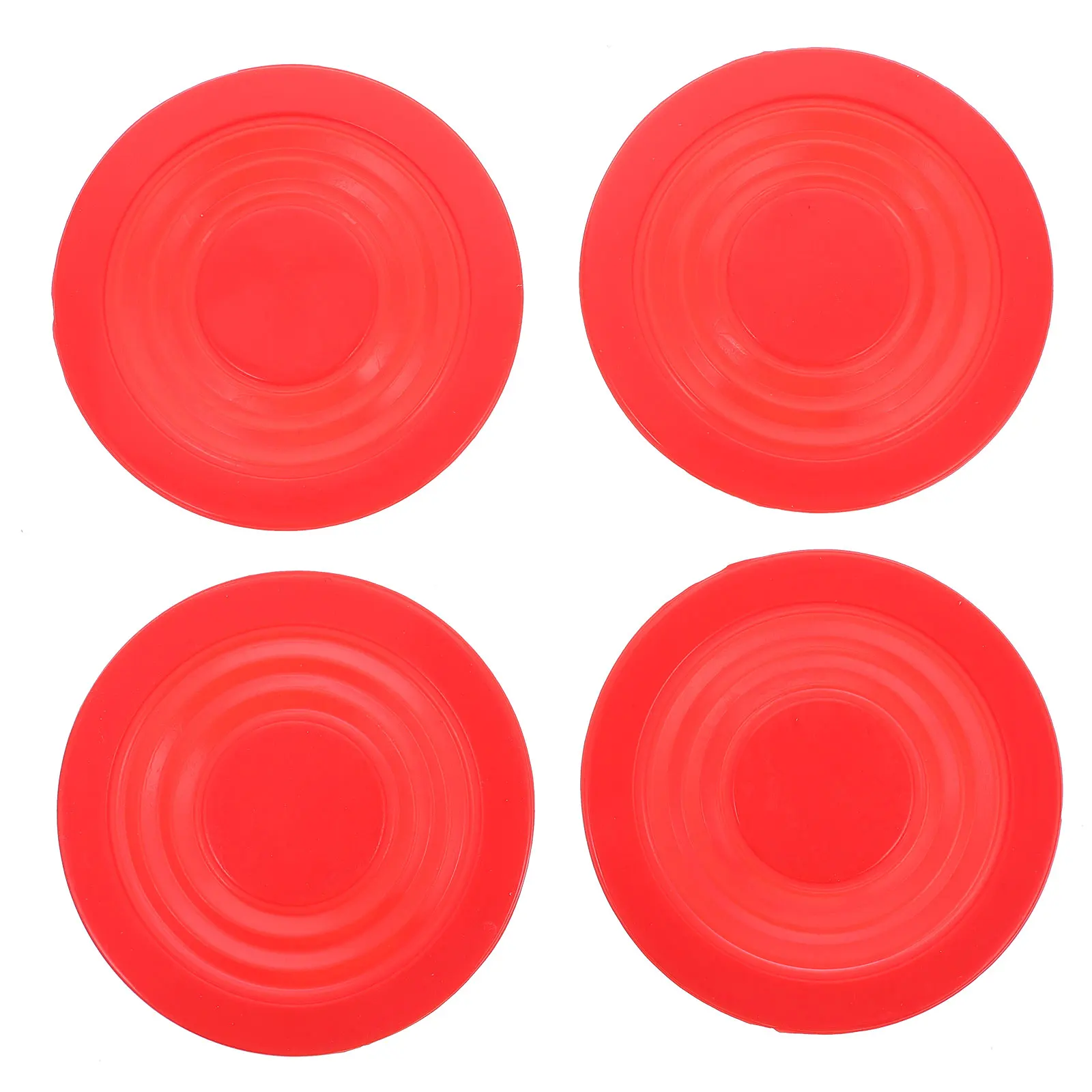 

4 Pcs Round Silicone Coaster Cup Coasters for Dining Table Drinks Trays Home Decor