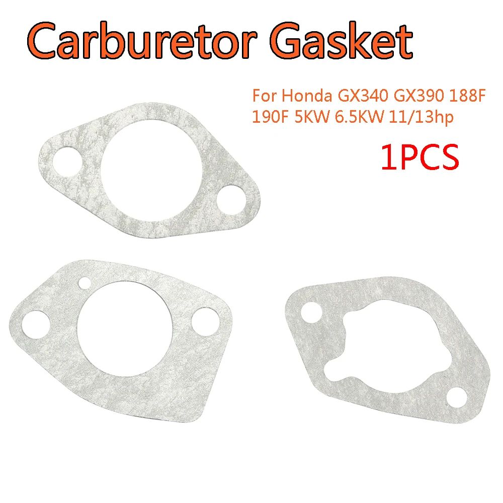 Carburetor Intake Gasket For Honda GX340 GX390 188F 190F 5KW 6.5KW 11/13hp Engine Motor Gasoline Petrol Generator Parts